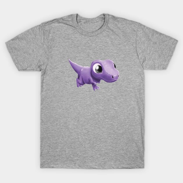 Little Purple T-Rex T-Shirt by ThinkingSimple